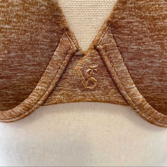 Victoria’s Secret Uplift Semi Demi Bra 36C Dark Suntan/Brown - Picture 2 of 6